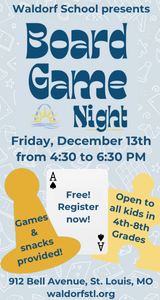 Waldorf School Game Night